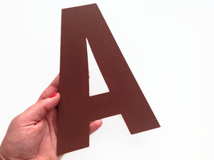 Large Cardstock Paper Letters