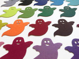 Felt Ghost Die Cut, Halloween & Spooky Themed Decorations, Sew On Die Cut Shapes for Halloween and Craft Project
