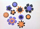Halloween Decorations, 50 Self-Adhesive EVA Foam Shapes, Flowers Die Cuts for Card Making, Scrapbooking, Kids Crafts & Decorations