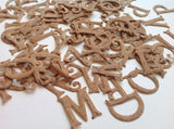 Self-adhesive Cork Paper Alphabet, Die Cut Letters, Peel and Stick Cork Paper Letters for Scrapbooking, Cardmaking & Craft Projects