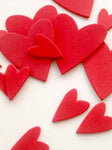 Heart Die Cut, Adhesive Heart, EVA Die Cut, Applique Hearts for  Scrapbooking and Craft Projects