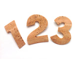 Self-Adhesive Cork Numbers, Die Cut Numbers, Self-Adhesive Numbers for Scrapbooking, Cardmaking & Craft Projects