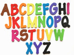 Sticker Letters, Self-adhesive Fun Foam Die Cut Alphabet - Set of 52 Uppercase Letters for Crafting, Kids & School Projects