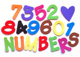 Sticker Numbers, Self-adhesive EVA foam Die Cuts, Musgami Number Shapes for Crafting & School Projects, Craft Foam Shapes