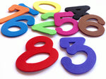Sticker Numbers, Self-adhesive EVA foam Die Cuts, Musgami Number Shapes for Crafting & School Projects, Craft Foam Shapes