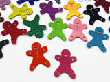 Gingerbread Man Die Cut, Felt Gingerbread Man  for your Holiday & Christmas Decorations and Themed Crafts
