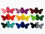 Felt Butterflies, Cute Felt Die Cuts, Butterfly Applique for Sewing and Craft Projects in Vibrant Colors