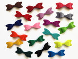 Felt Bows Fully Assembled, Bow Applique for Headbands, Jewelry, Accessories Making & Other Sewing Projects