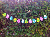 Easter Egg Garland Decoration, Easter Felt Banner, Handmade Bunting for Spring, Easter Decoration & Photo Prop