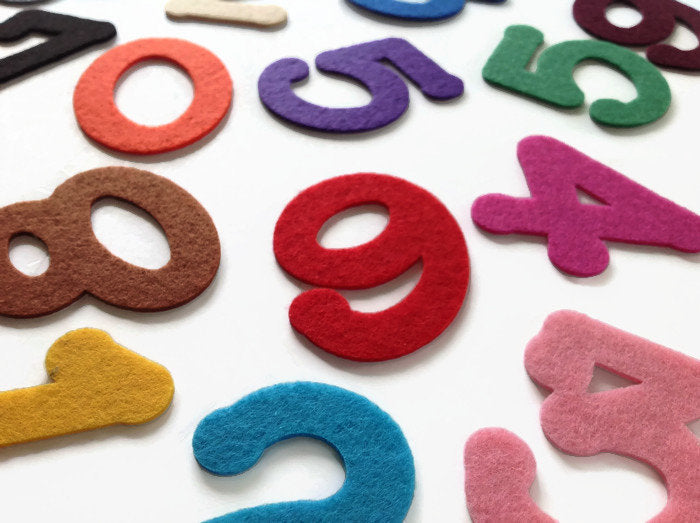 Peel and Stick Alphabet, Adhesive Backed Felt 2 Inch Letters