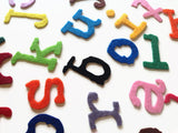 1 Inch Felt Letters, Felt Alphabets, Lowercase Letters for Crafting