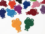 Felt Frog Die Cut, Cute Frog Shape for Sewing and Craft Projects in a Choice of Colors (Pack of 10)