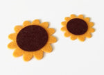 Felt Sunflowers, Die Cut Flowers for Scrapbooking, Quiet Books, Decorations and Craft Projects