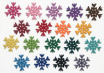 Snowflake Die Cut, Felt Snowflakes, Christmas Decorations, Holiday & Christmas Die Cut Shapes