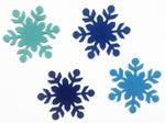 Felt Snowflake Shape, Felt Die Cuts, Holiday & Christmas Cut Out, Snowflakes Decorations