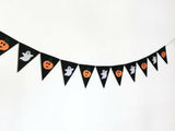 Halloween Bunting, Ghost and Pumpkin, Spooky Garland, Halloween Party Decoration